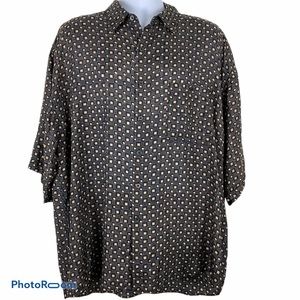 Utopia Silk Shirt XL Tropical Whisper Lite Vintage Classic Resort Wear